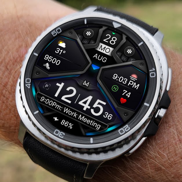 MD326 3D Modern Watch Face advertising creative