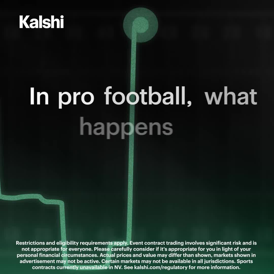 Kalshi: Trade Football & more ad creative