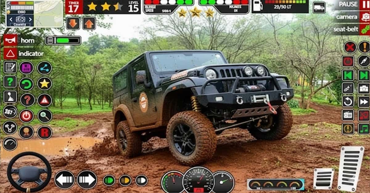Dirt Jeep offroad Driving Game ad creative