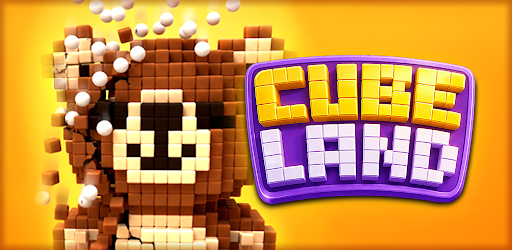 Cube Land Puzzle Game 广告素材