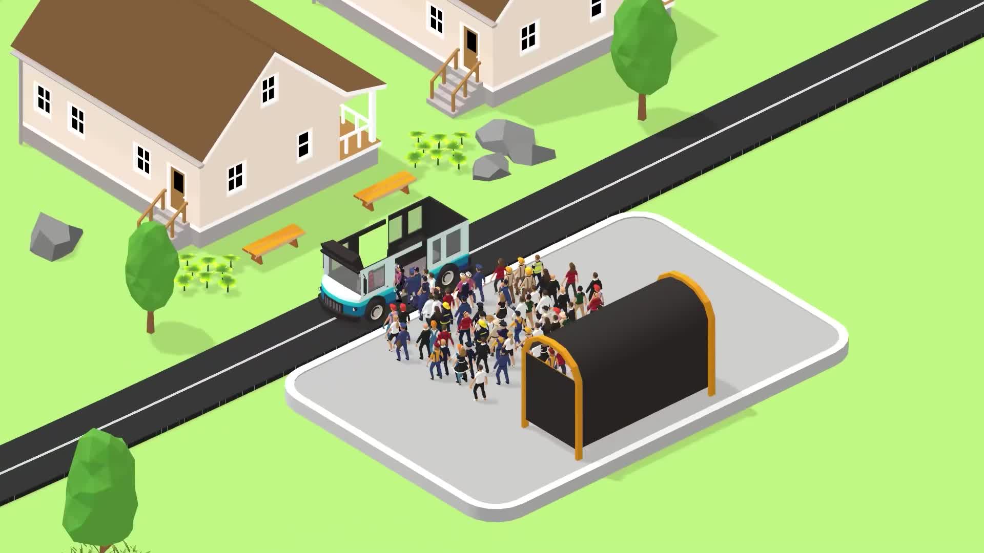 Passenger Express Train Game advertising creative