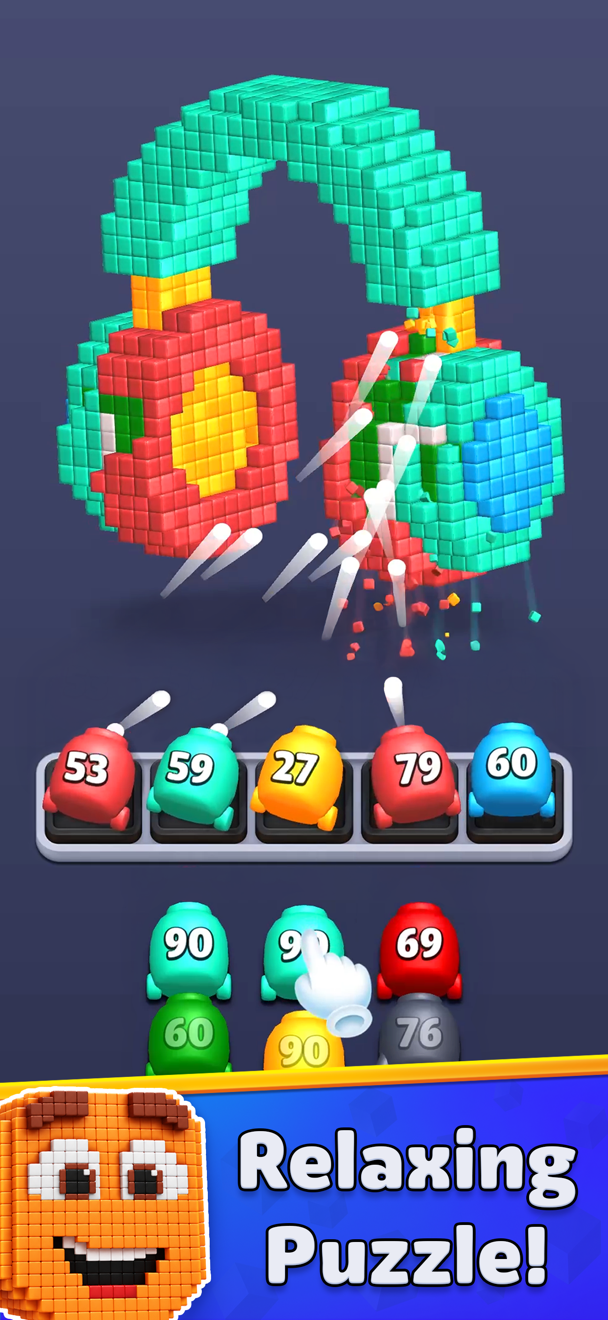 Cube Smash - Puzzle Game ad creative 2