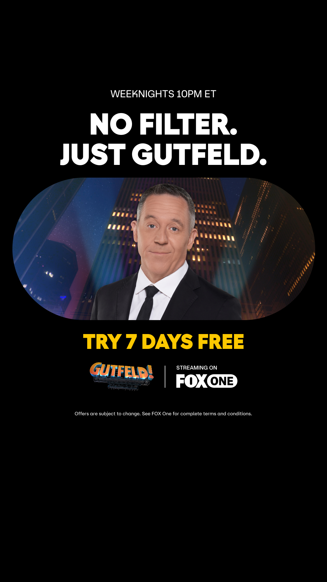 FOX One: Live News, Sports, TV advertising creative