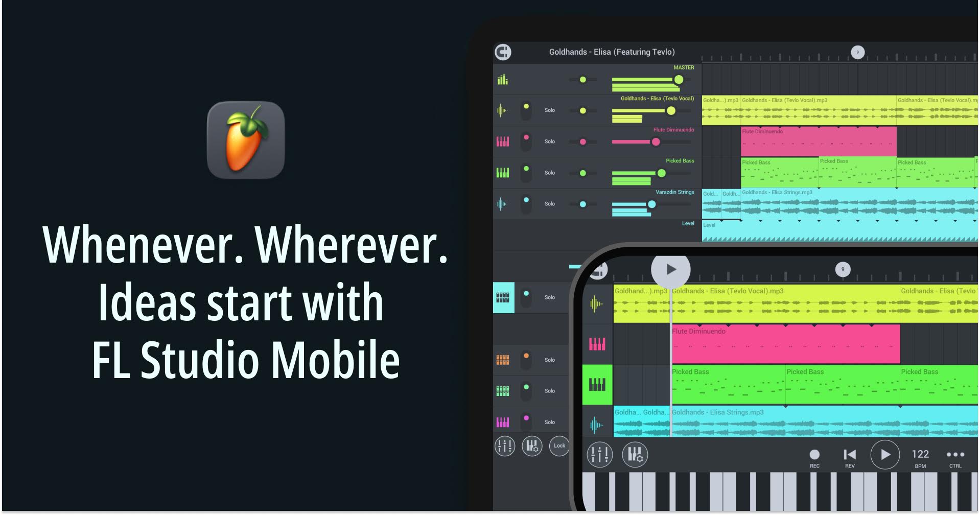 FL Studio Mobile 广告素材