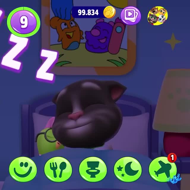 My Talking Tom 2: Pet Game advertising creative
