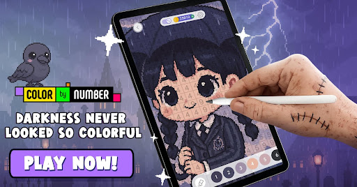 Color by Number:Coloring Games 广告素材