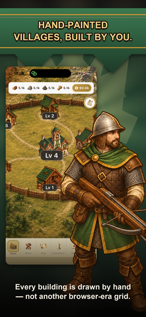 Idle Village+ ad creative 3