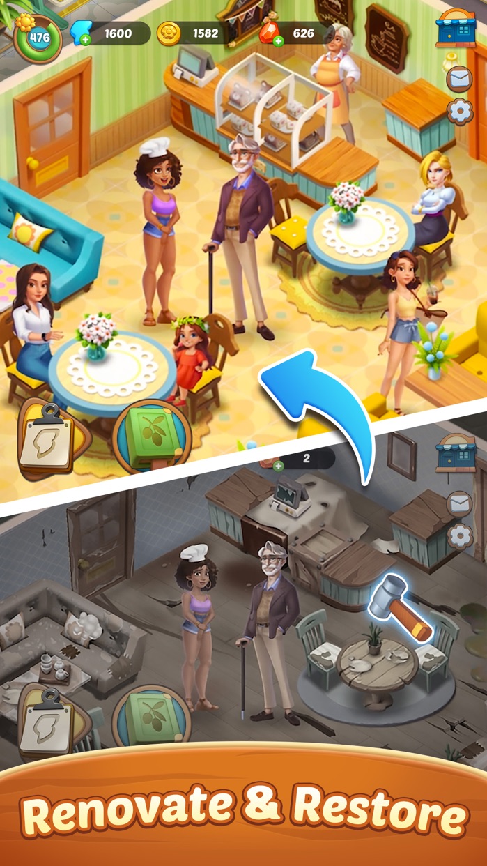 Seaside Escape®: Merge & Story advertising creative 2