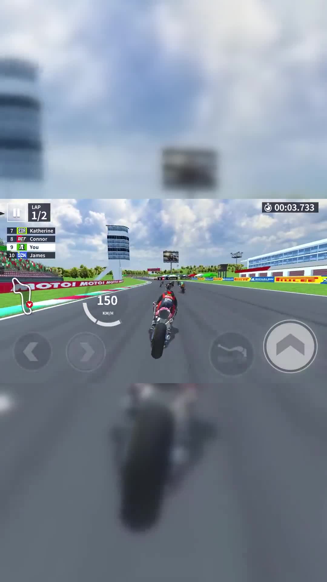 Moto Rider, Bike Racing Games ad creative