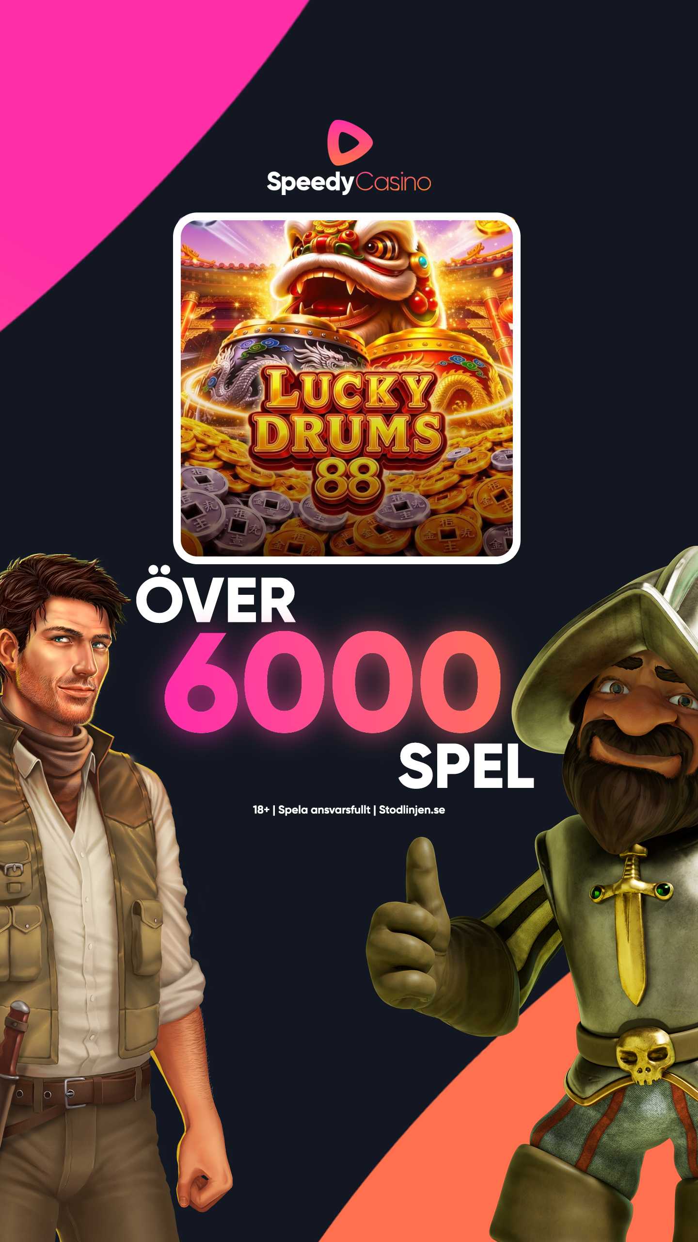 Speedy Casino - Casino utan krångel ad creative