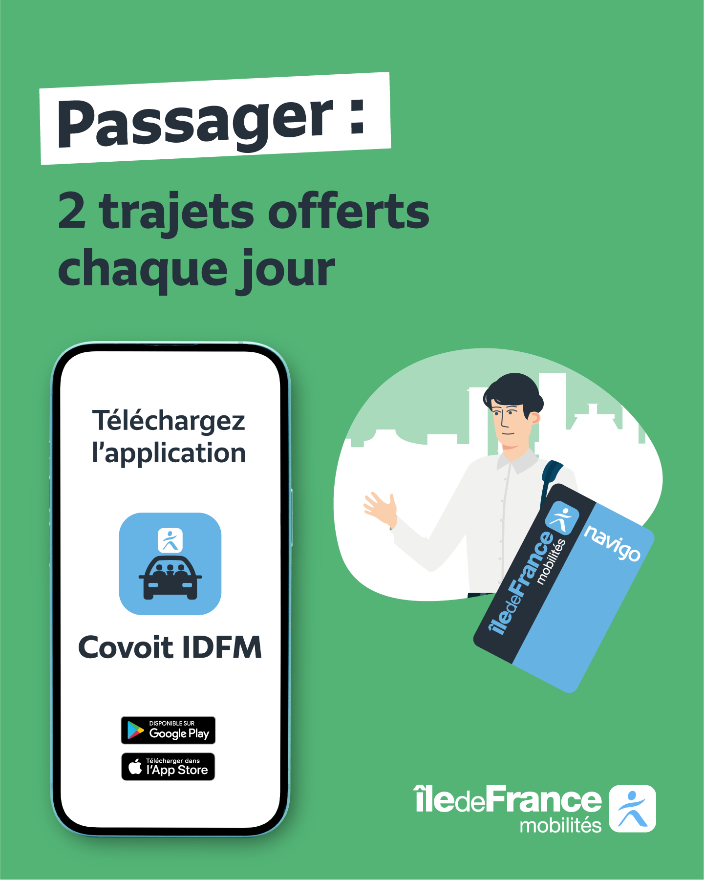 Île-de-France Mobilités advertising creative