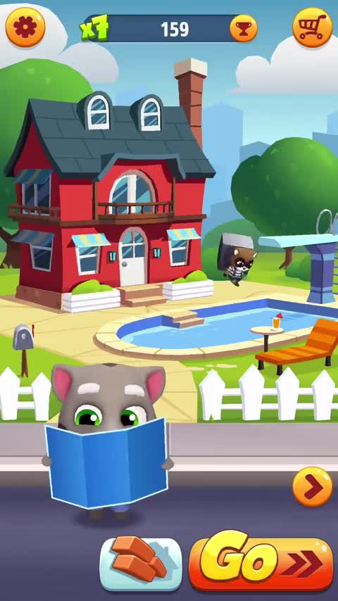 Talking Tom Gold Run ad creative