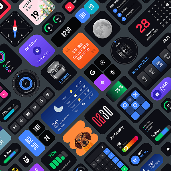 Galaxy Widgets: One UI 广告素材