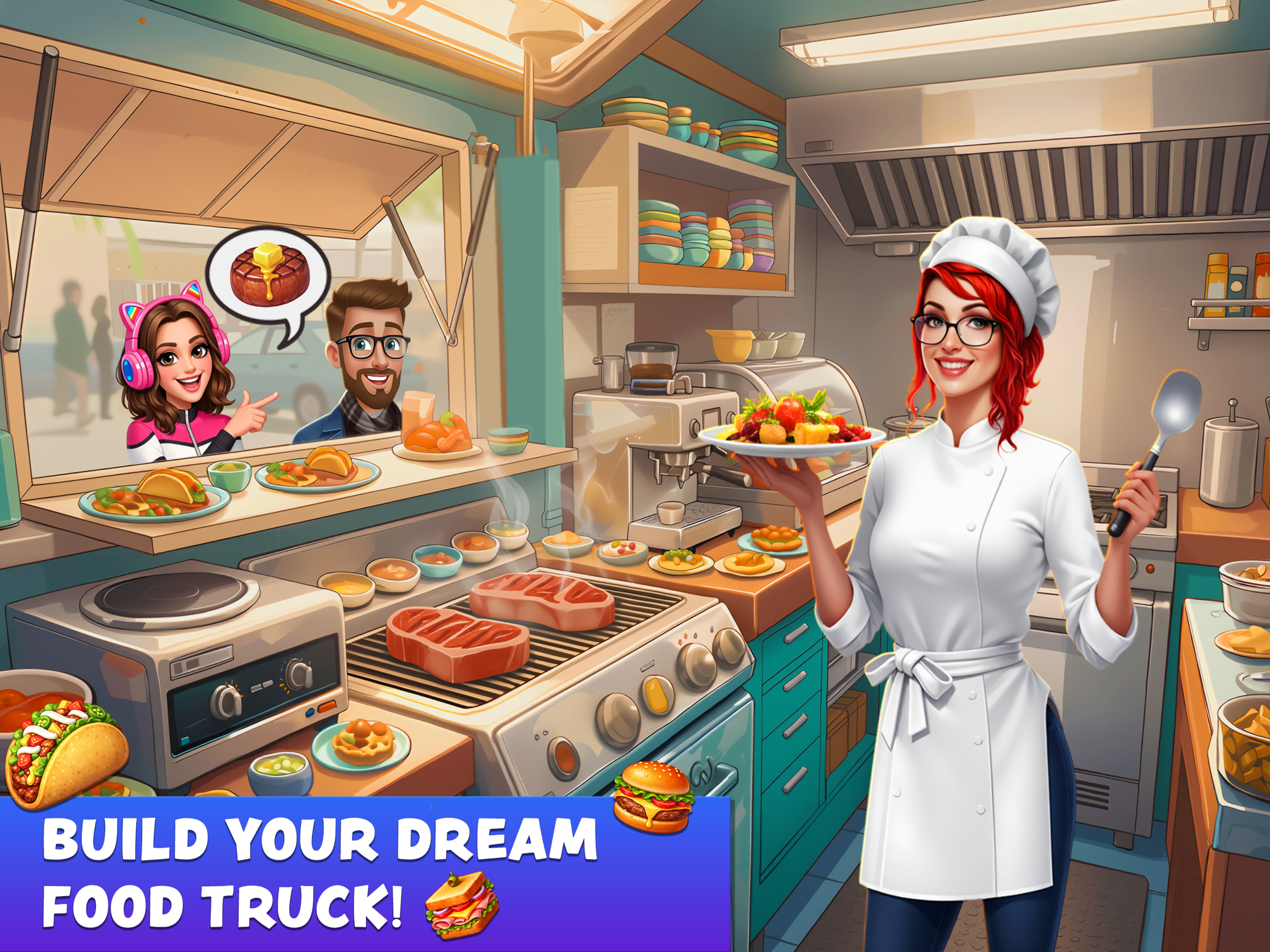 Food Truck Chef™ Cooking Games ad creative 3