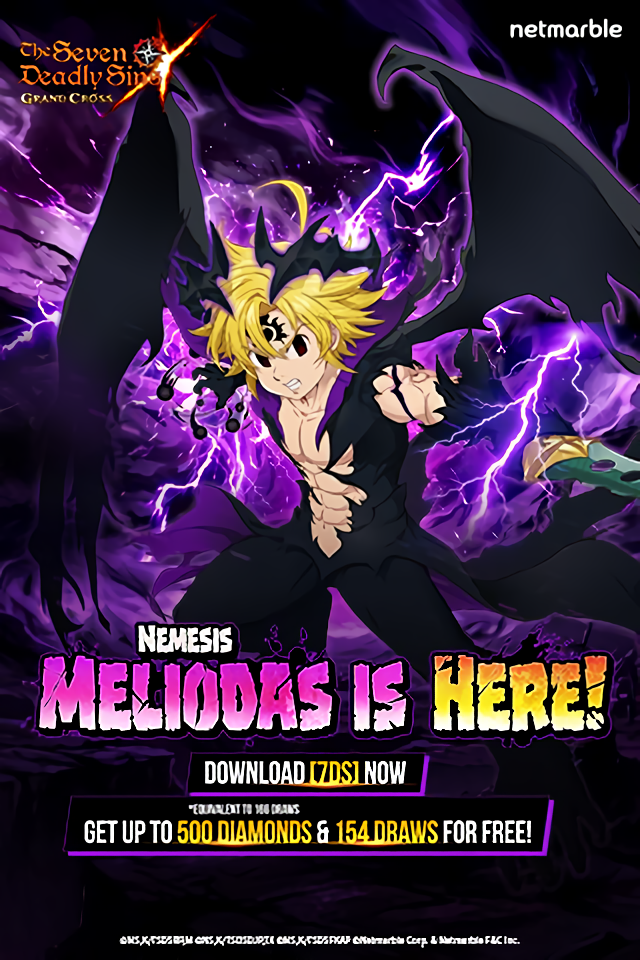 The Seven Deadly Sins ad creative