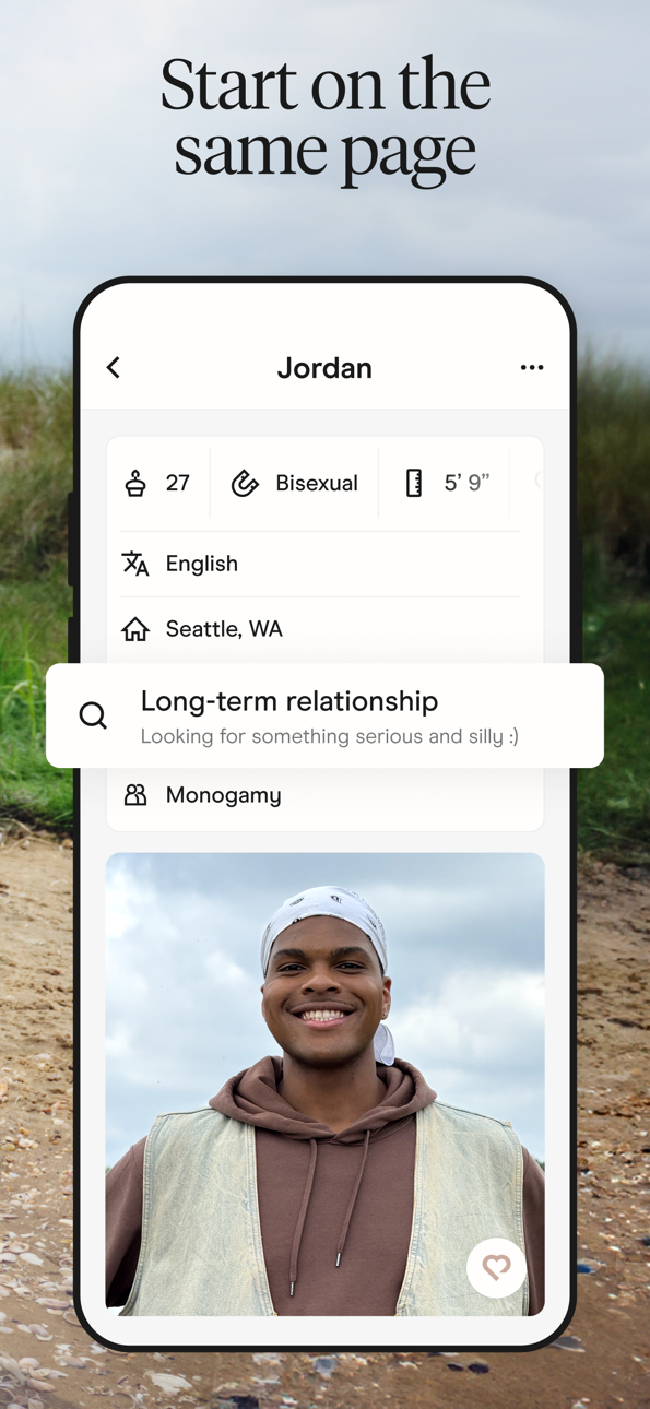 Hinge Dating App: Match & Date advertising creative 2