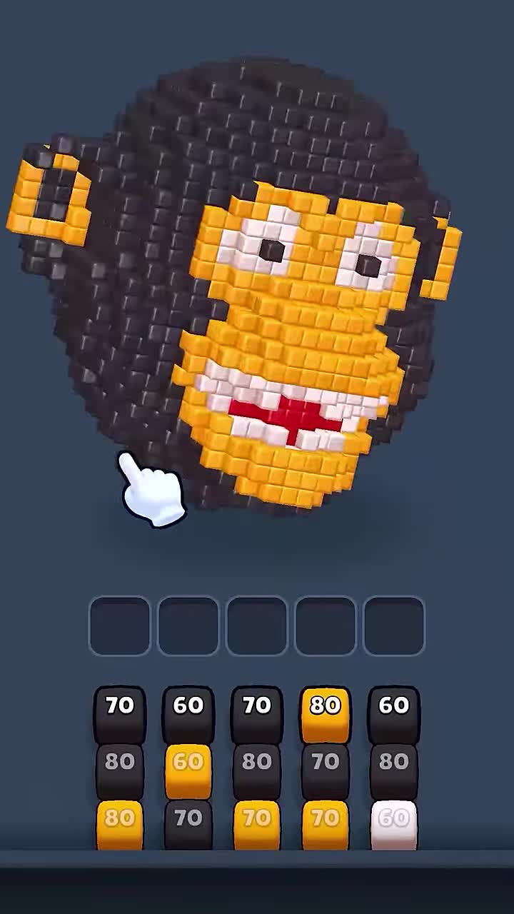 Cube Land Puzzle Game 广告素材