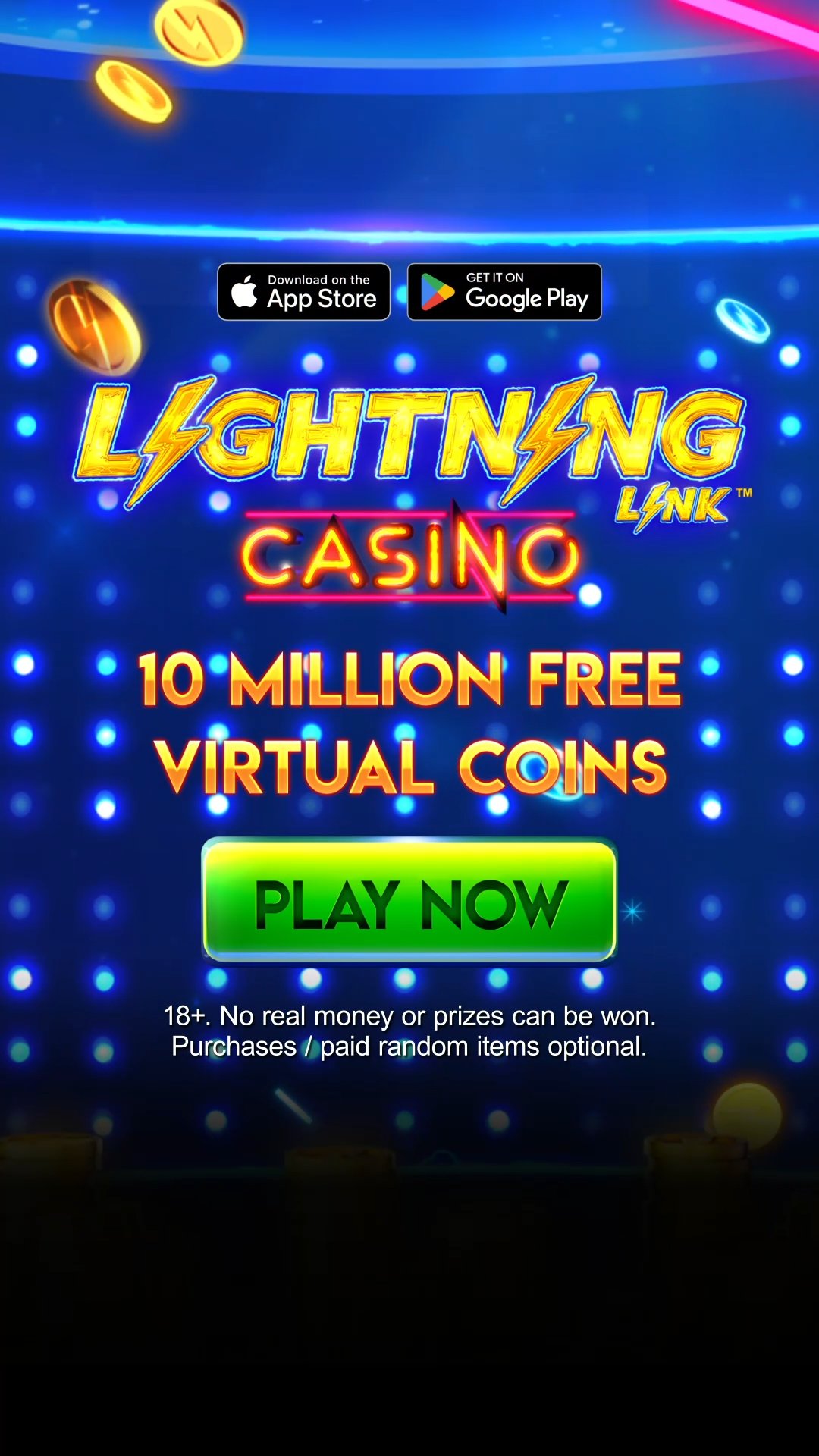 Lightning Link Casino Slots ad creative