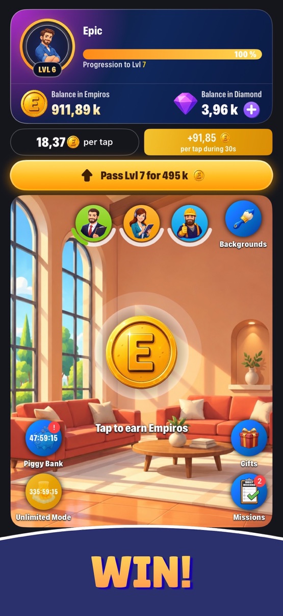 Build Empire: Idle Tycoon ad creative 3