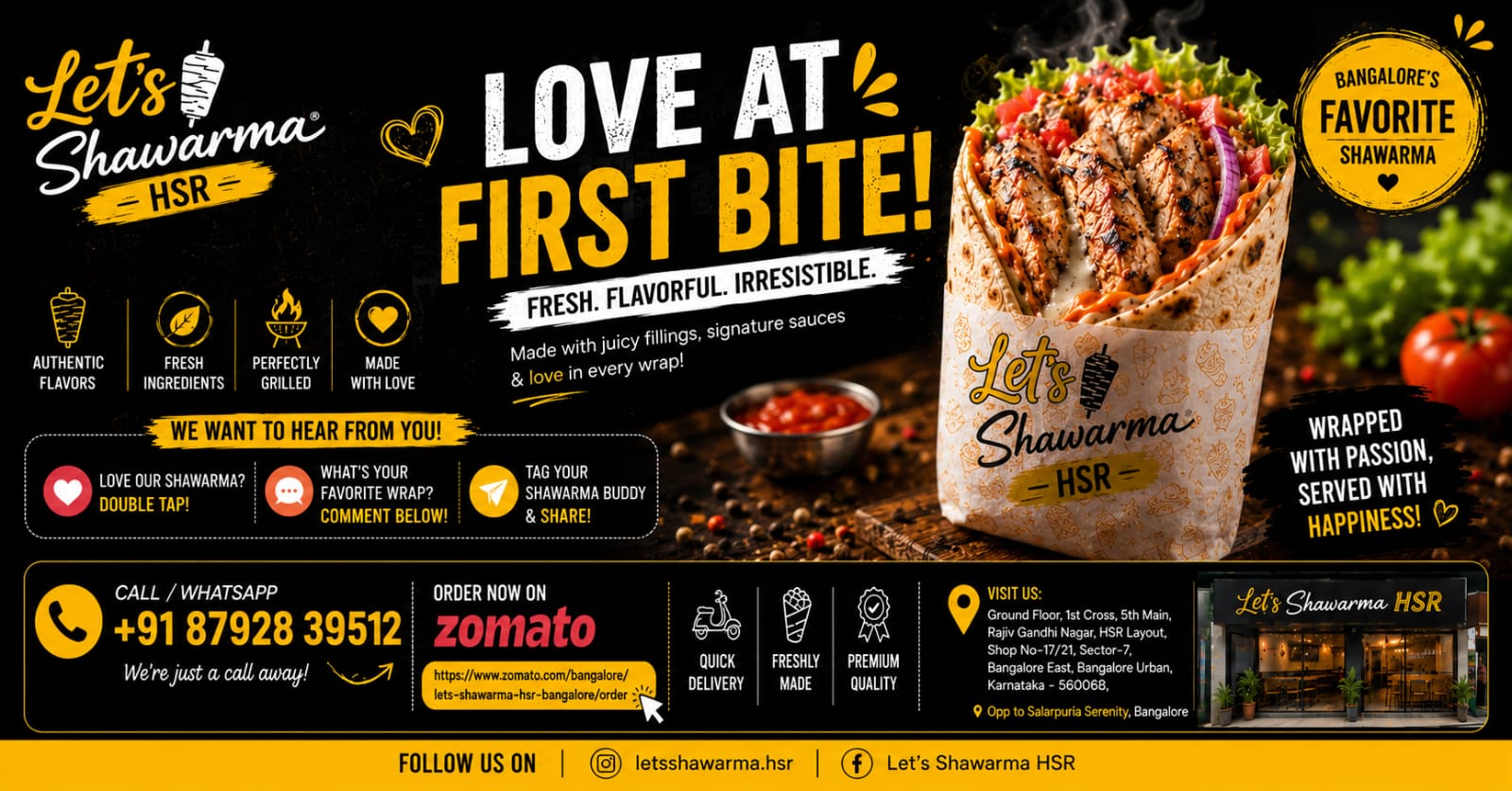 Ownly: Food Delivery App advertising creative