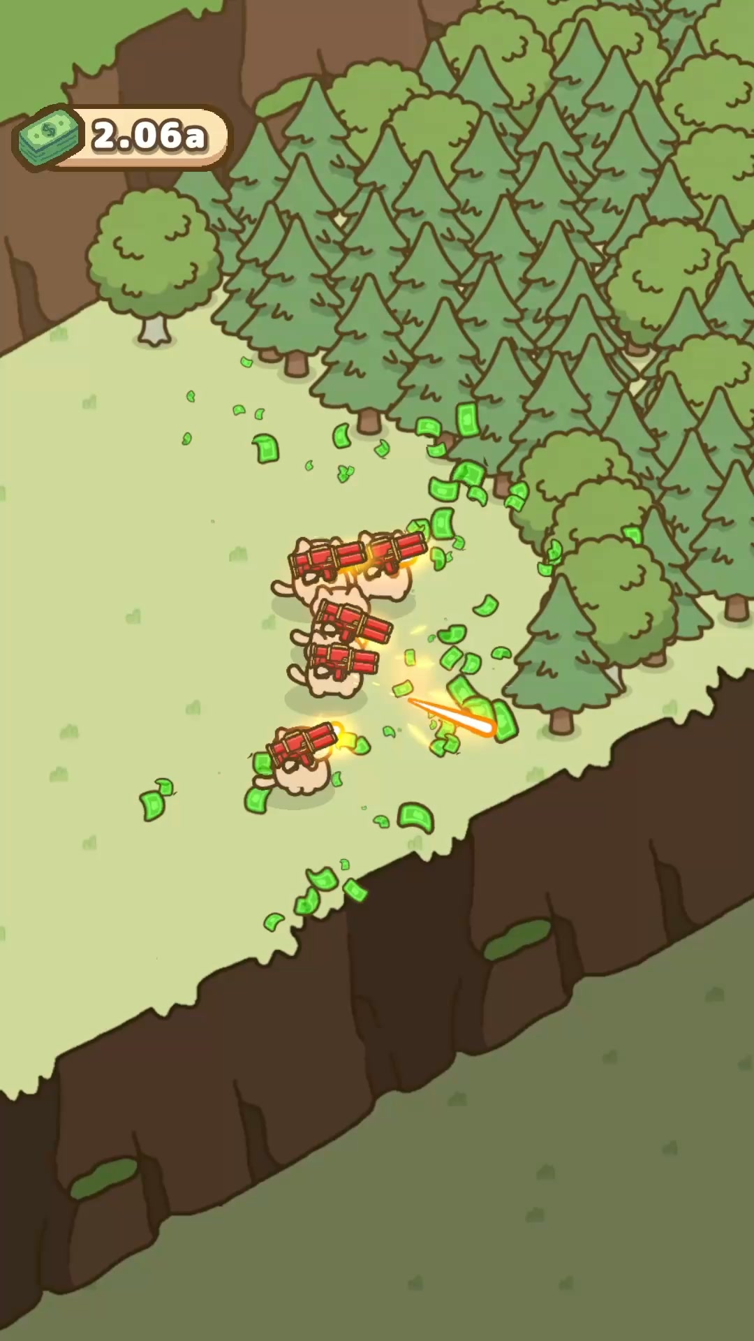 Idle Cat Gunner: Shooter RPG advertising creative