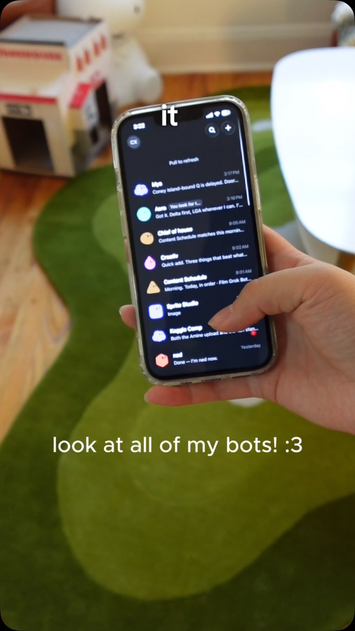 Grok Bot advertising creative
