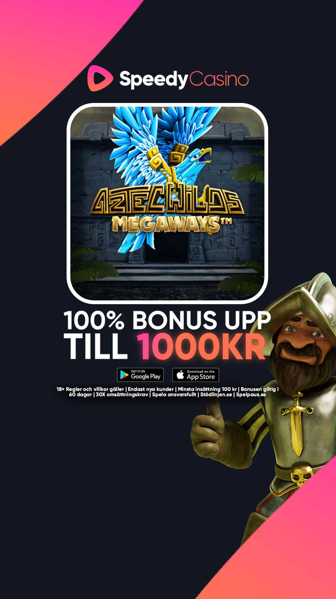 Speedy Casino - Casino utan krångel ad creative