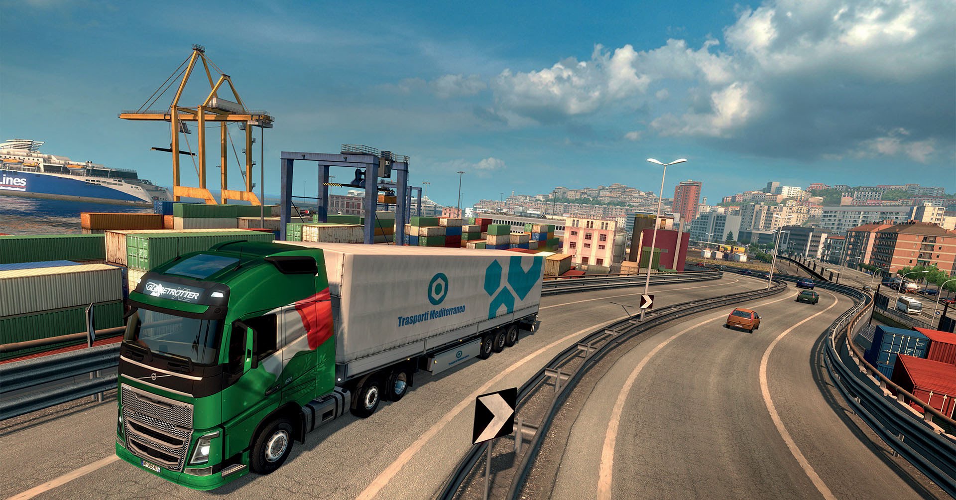 Cargo Truck Simulator Game 3d advertising creative