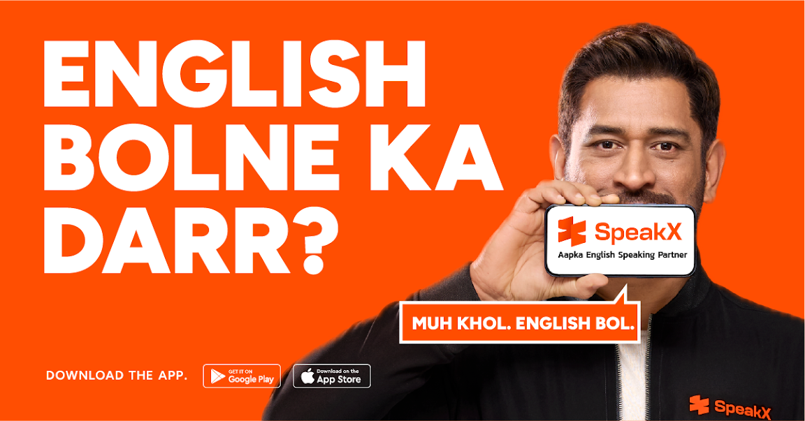SpeakX: Learn Spoken English ad creative