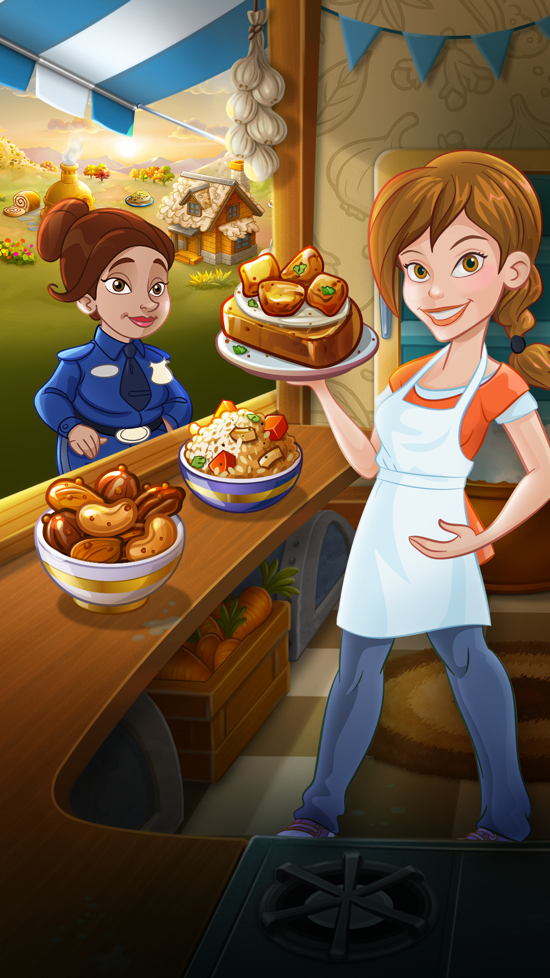Kitchen Scramble: Cooking Game 广告创意