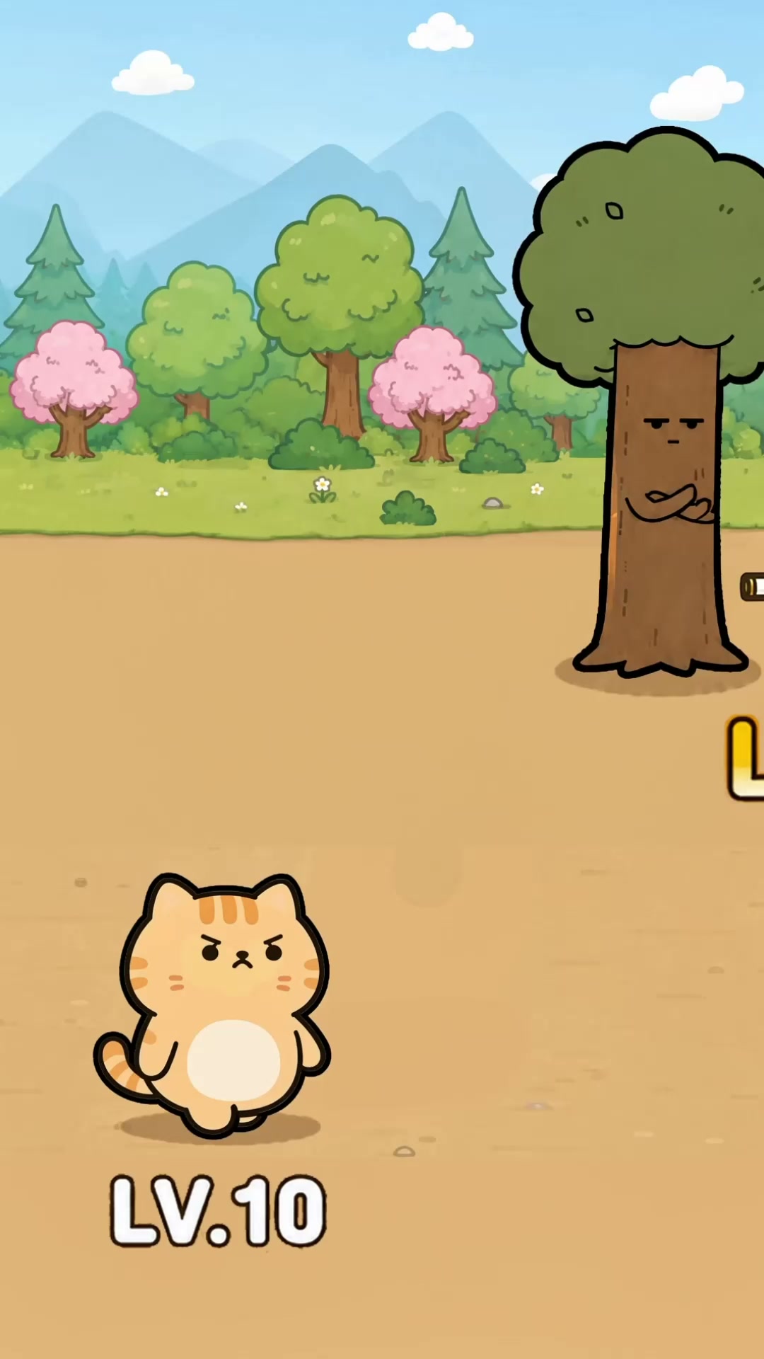 Idle Cat Gunner: Shooter RPG advertising creative