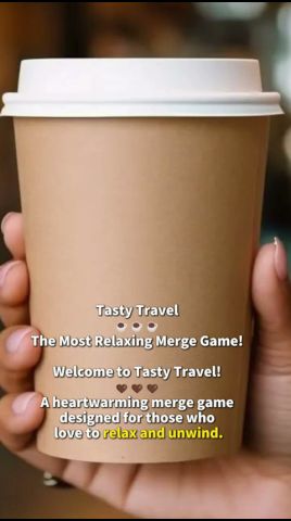 Tasty Travels: Merge Game advertising creative