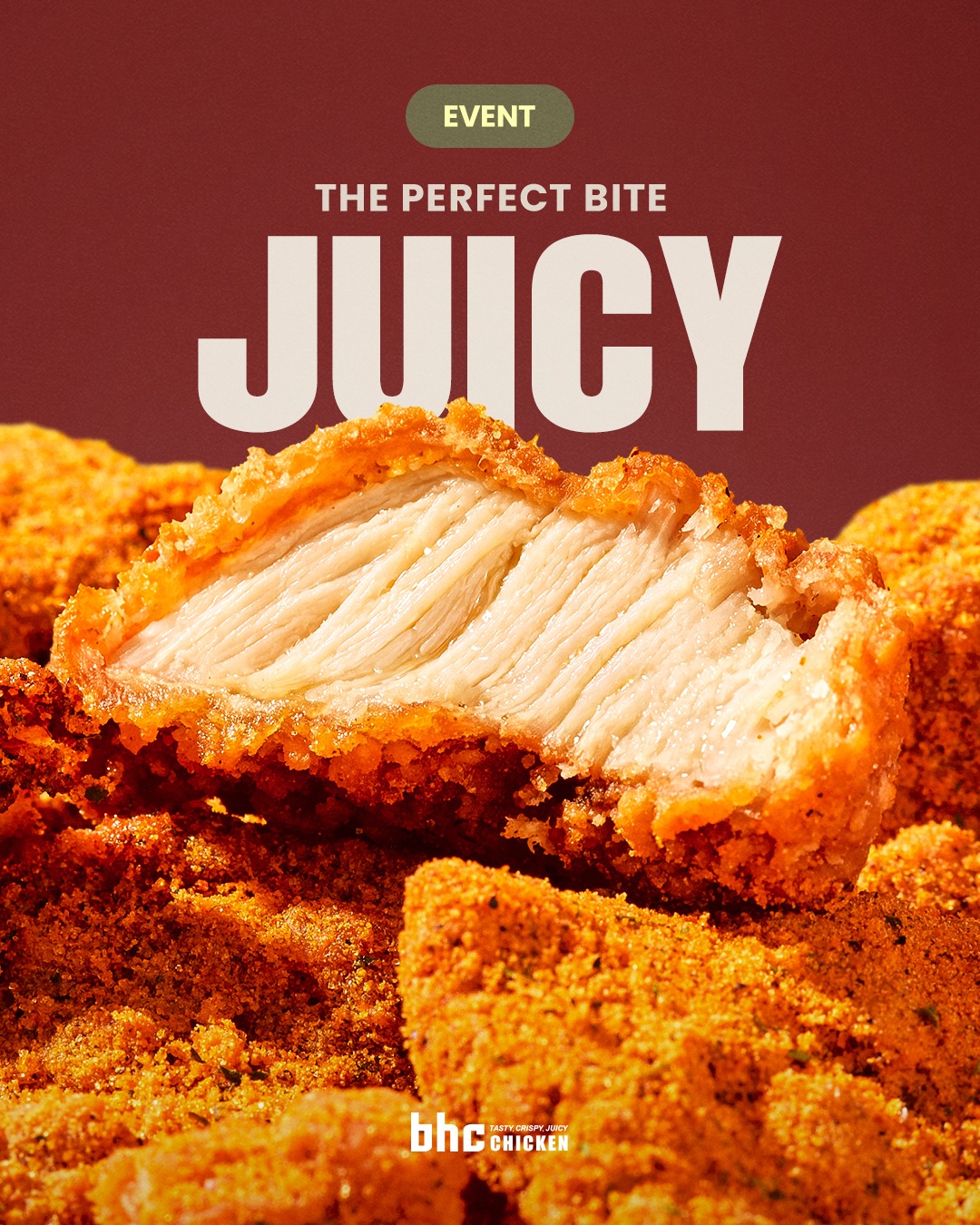 bhc 치킨 - Tasty, Crispy, Juicy! 广告素材