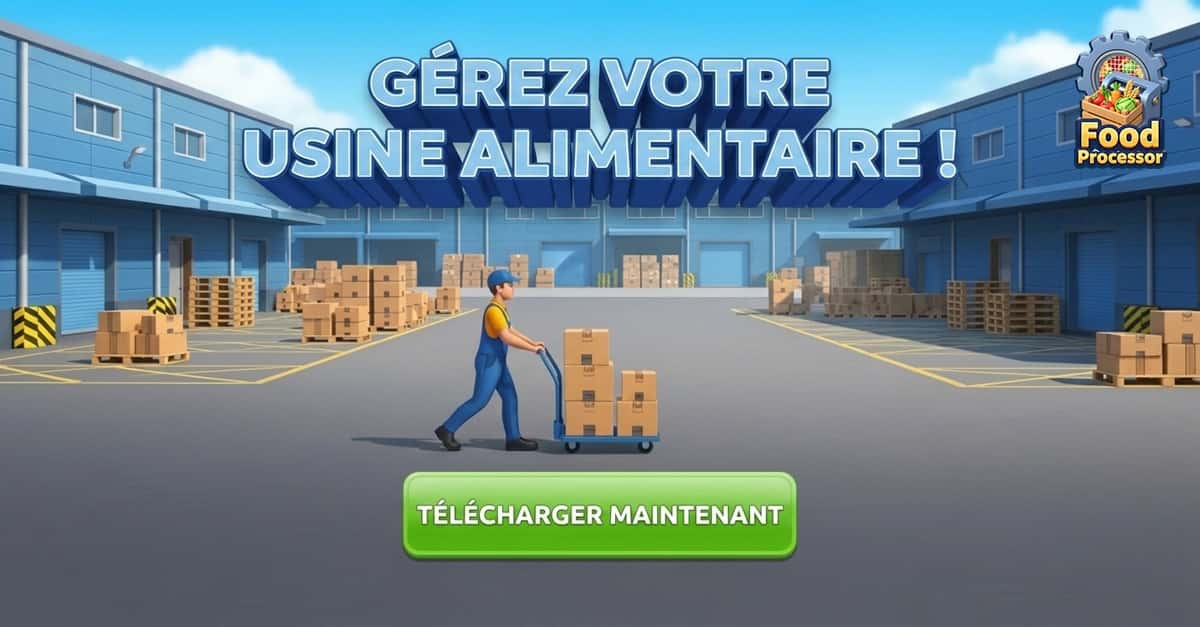 Food Process Factory Simulator 广告创意