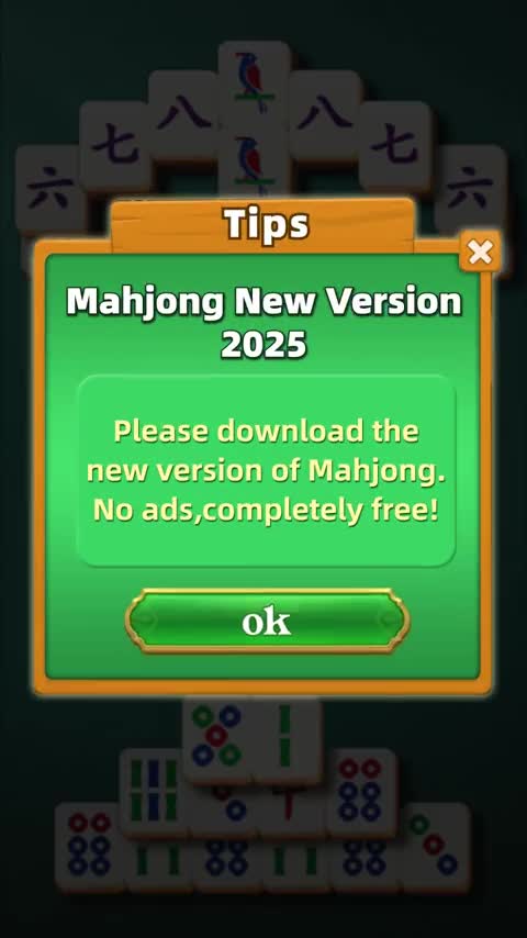Tea Garden Mahjong Alarm 广告素材