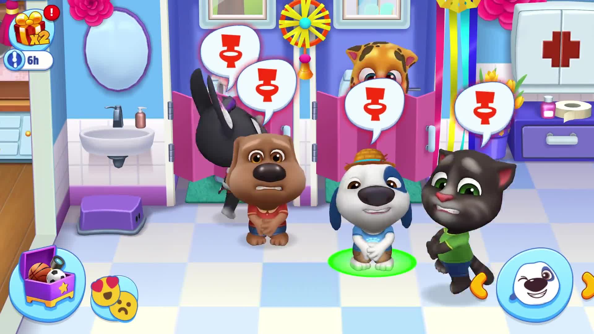 My Talking Tom Friends advertising creative