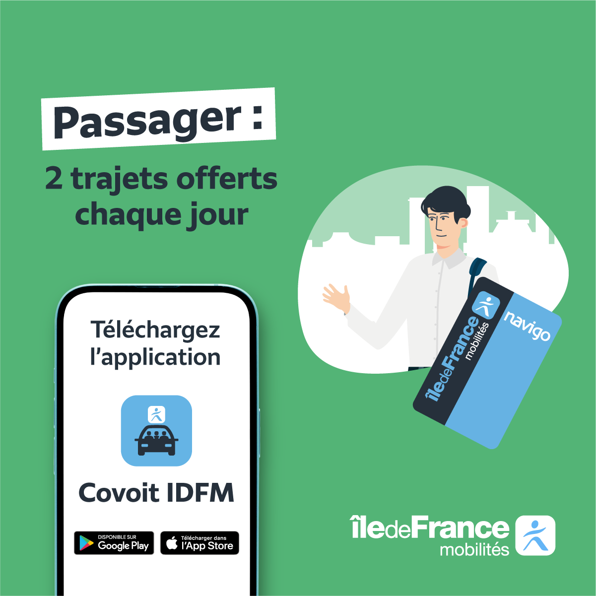Île-de-France Mobilités advertising creative