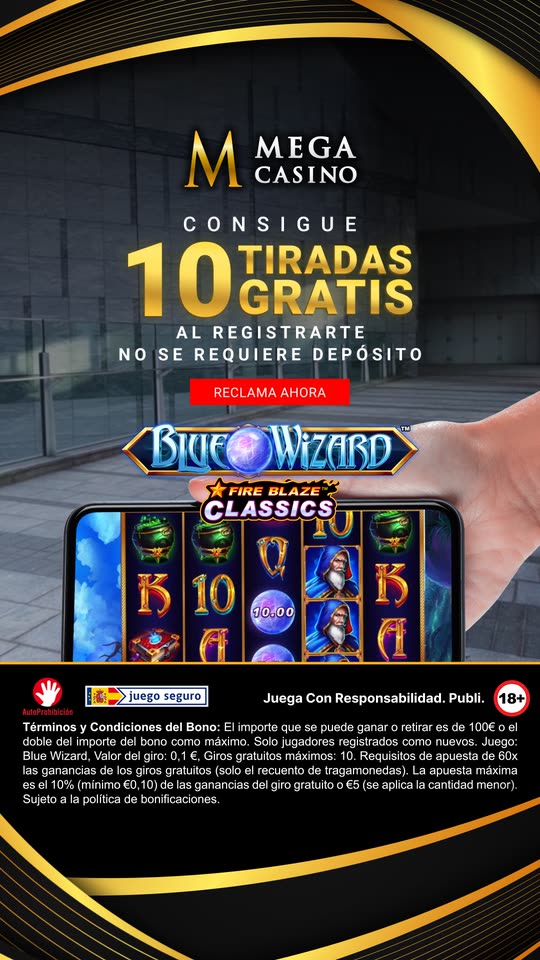 The official Mega Casino site ad creative