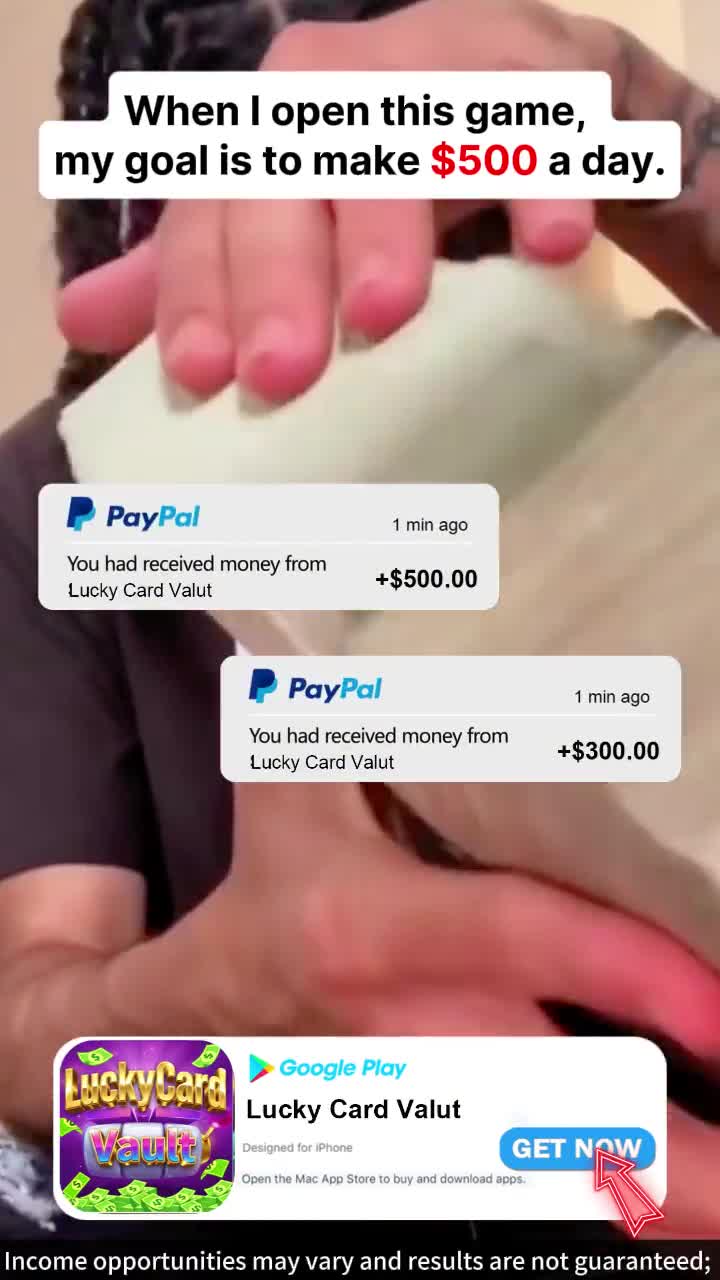 LuckyCard Valut ad creative