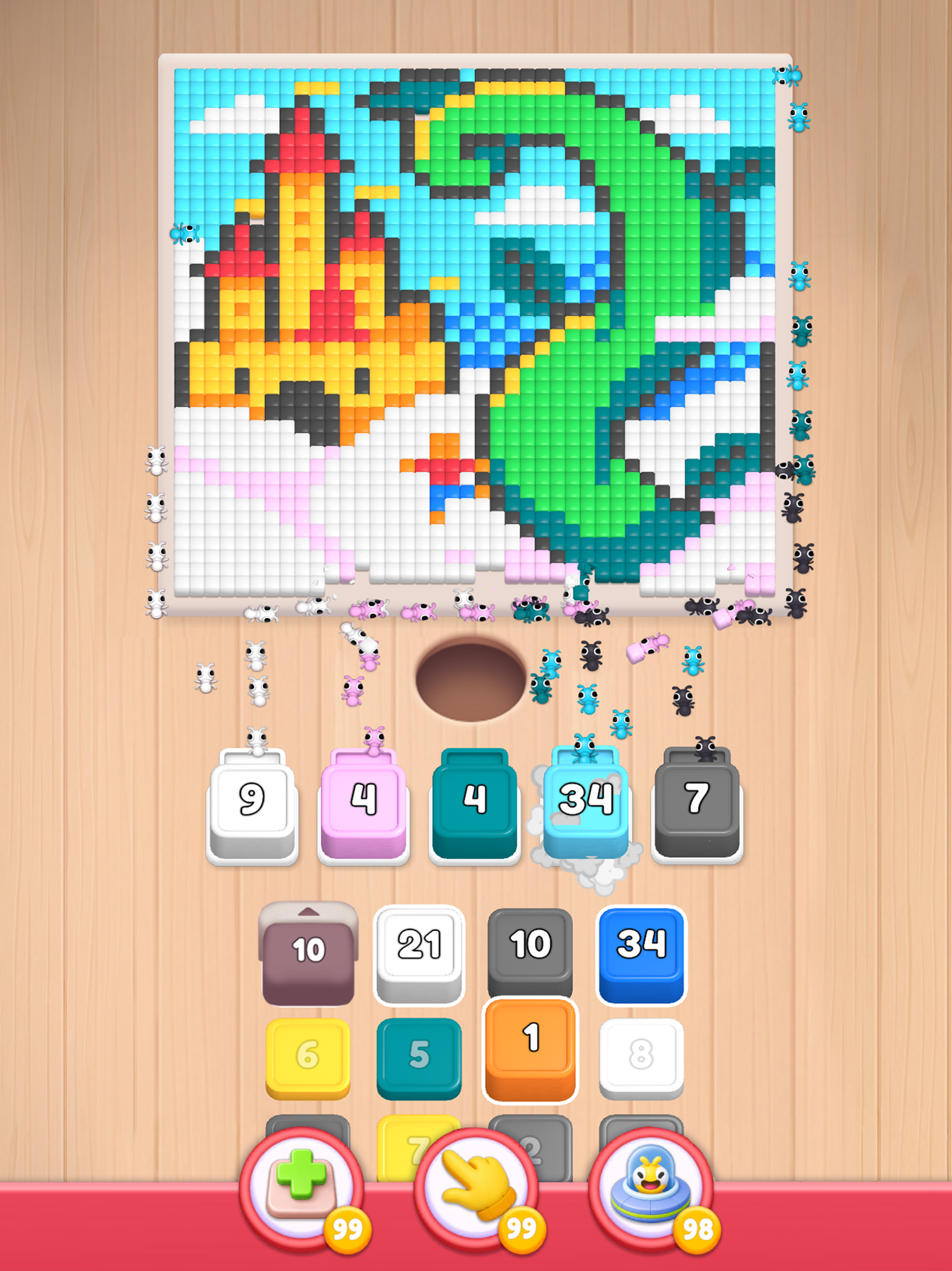 Food Hunt: Pixel Puzzle 广告素材 3
