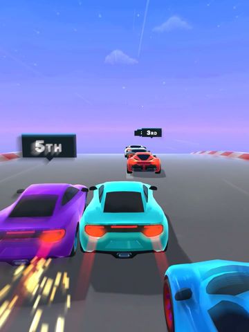 Car Race advertising creative