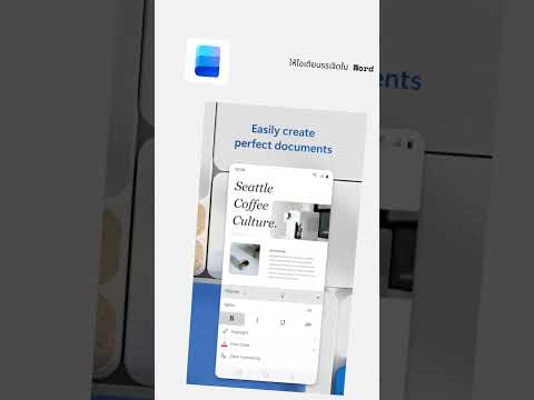 Microsoft Word: Edit Documents 广告素材