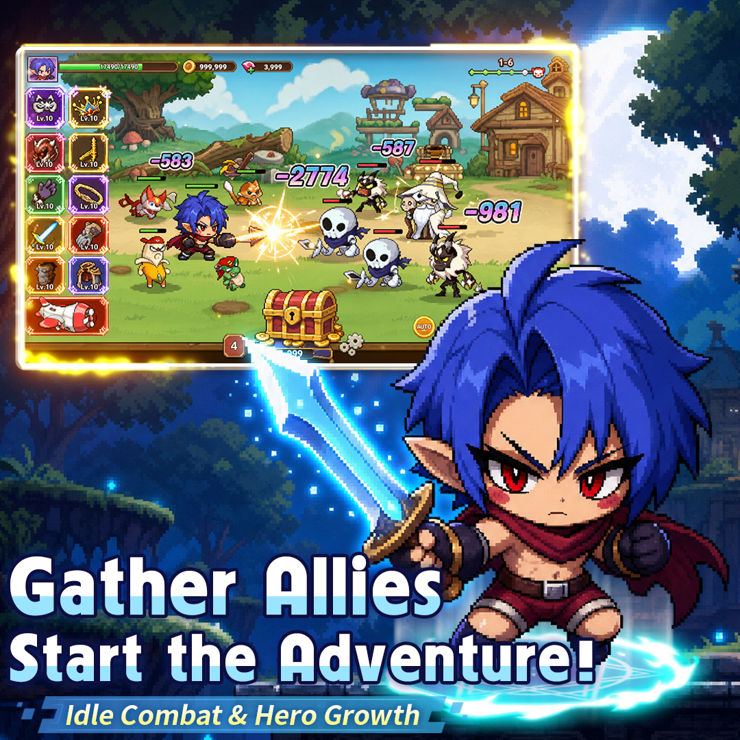Pixel Slayer Saga 广告素材