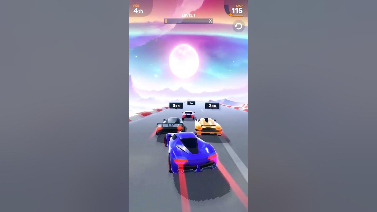 Car Race advertising creative