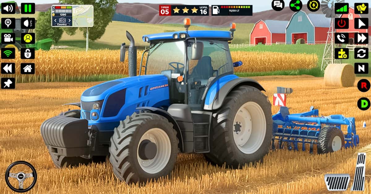 Tractor Farming Game- Farm Sim ad creative