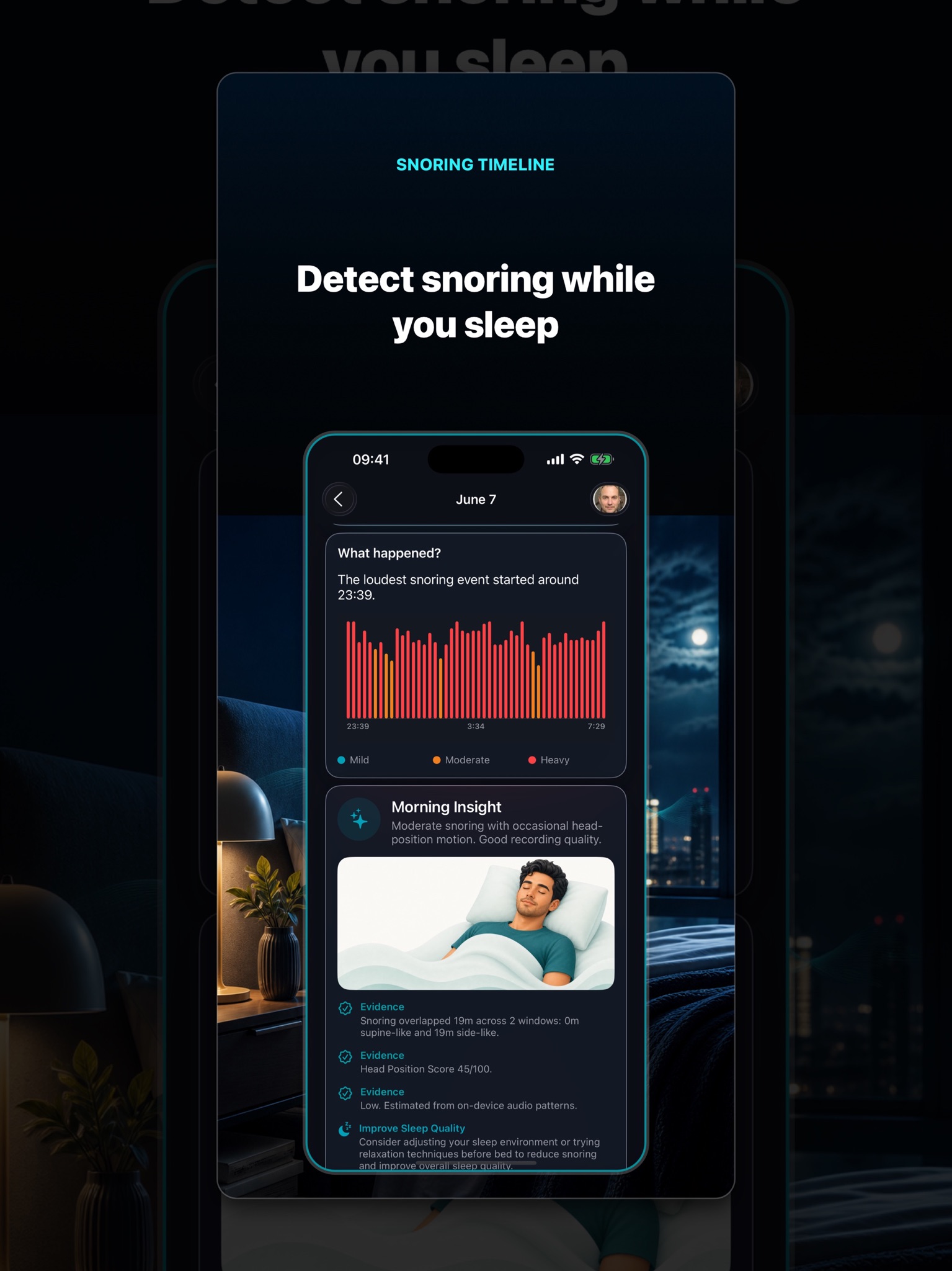Sleep Recorder - Snore Clinic ad creative