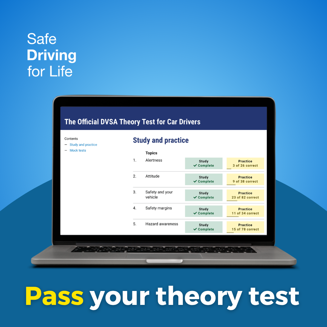 Official DVSA Theory Test Kit advertising creative 6