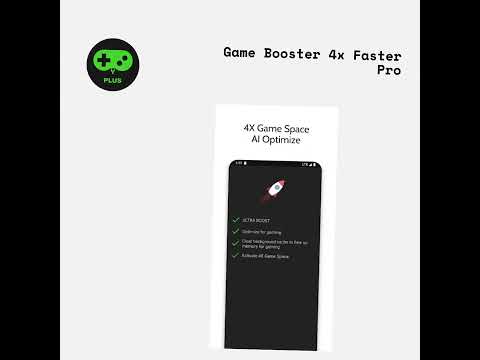 Game Booster 4x Faster Pro 广告素材