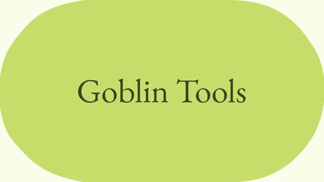 Goblin Tools 广告素材