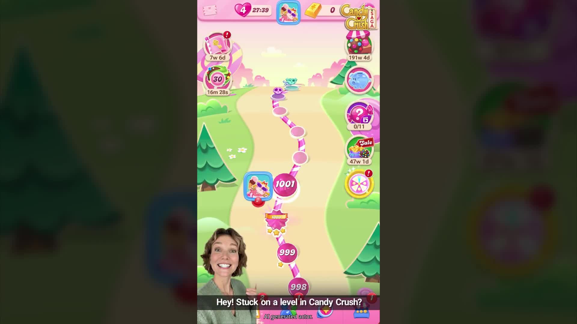 Candy Crush Saga ad creative